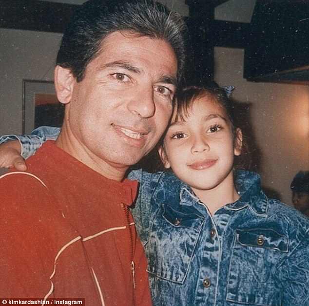 Sweet:Â Kim also posted a touching Father's Day tribute to her late father, Robert Kardashian, on Sunday